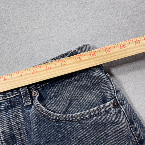 VTG Levi's 501 Shorts Women 28 Gray High Rise Button Fly Cutoff Distressed Denim - Picture 5 of 11